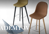 ACADEMY  Stool by Connubia Calligaris CB/1672 and CB/1673