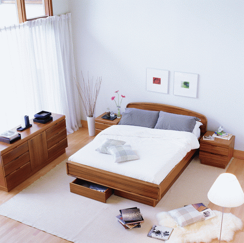 Scandinavian Teak Bedroom by Sun Cabinet 82