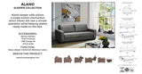 Aland Sofa Sleeper by Luonto Furniture