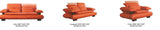531 Three piece sofa set by ESF