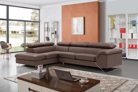 Caracas Leather Sectional/w Bed by ESF