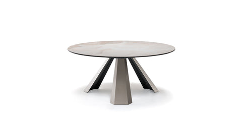 ELIOT KERAMIK ROUND Dining Table by Cattelan Italia