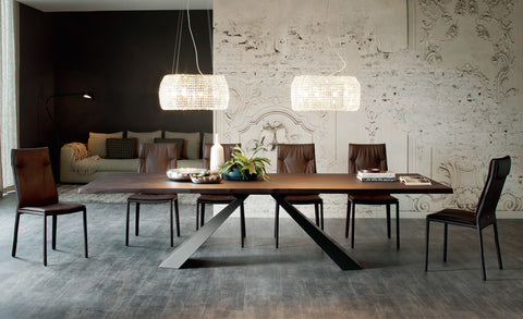 ELIOT WOOD Dining Table by Cattelan Italia