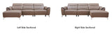 950 Leather Sectional by ESF