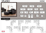 Studio Sofa Group by Jaymar